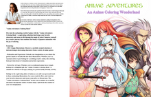Load image into Gallery viewer, Anime Adventures Coloring Book
