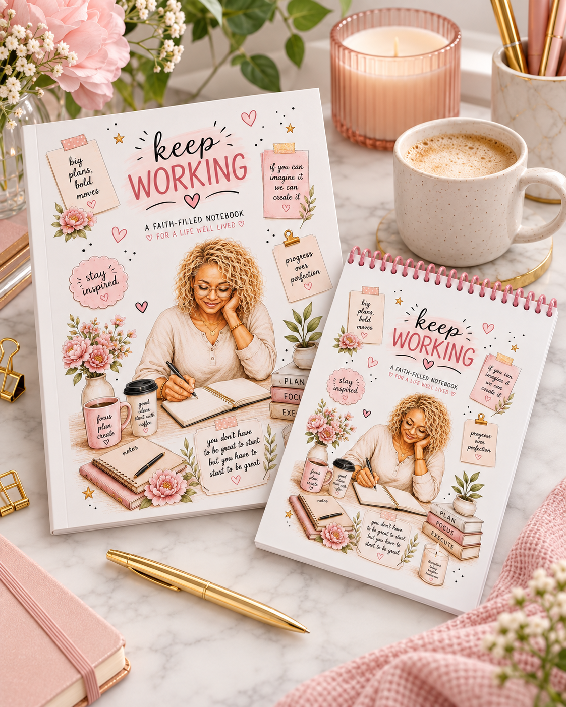 Ready-Made Spiral Notepad | Inspirational, Faith, Lifestyle & Everyday Designs