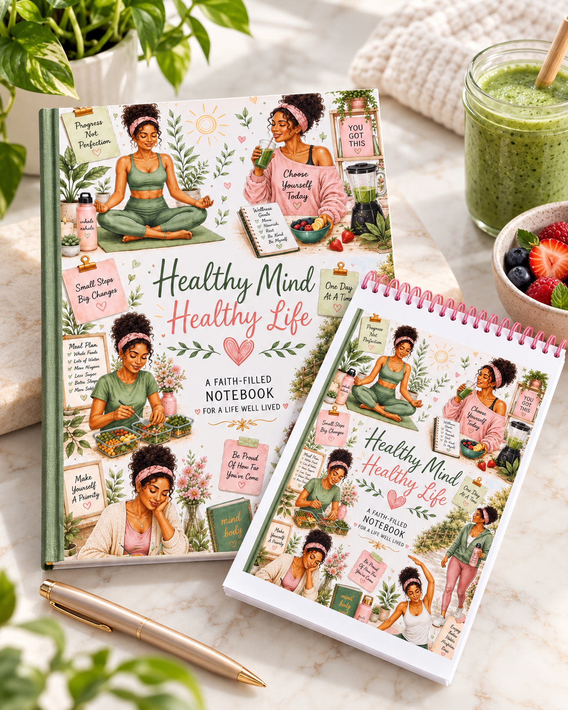 Ready-Made Spiral Notepad | Inspirational, Faith, Lifestyle & Everyday Designs
