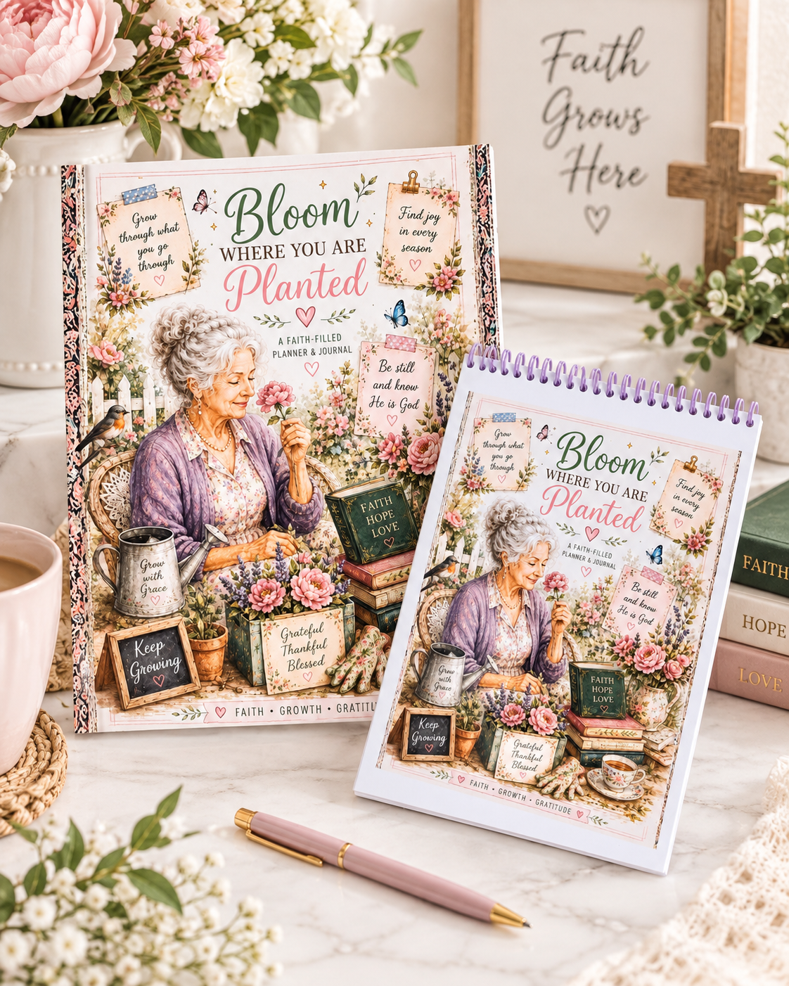 Ready-Made Spiral Notepad | Inspirational, Faith, Lifestyle & Everyday Designs