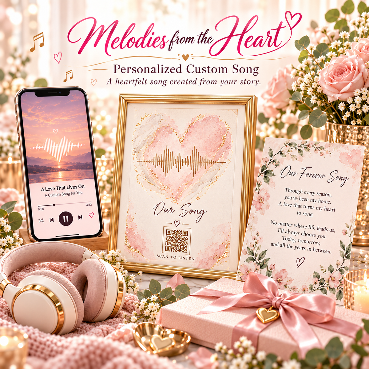 Melodies from the Heart - Personalized custom Song