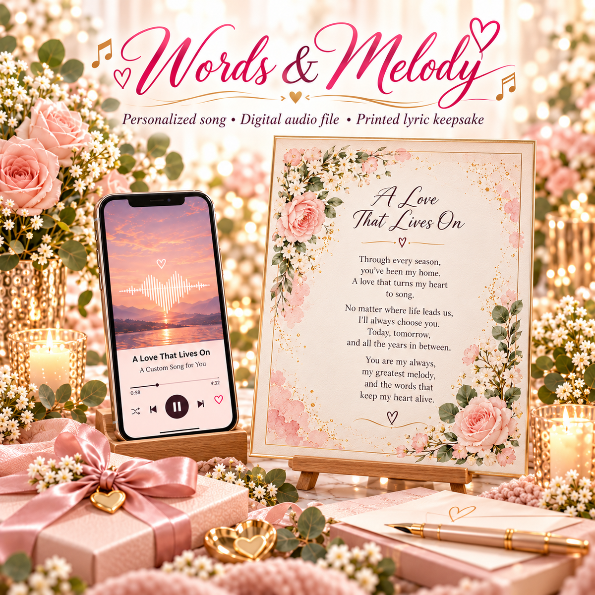 Melodies from the Heart - Personalized custom Song