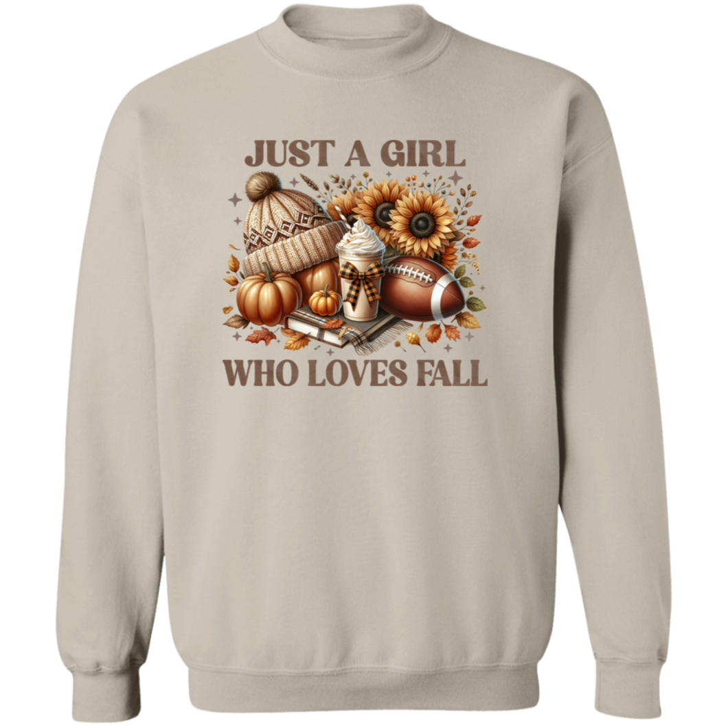 Just a Girl Who Loves Fall Sweatshirt