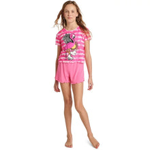 Load image into Gallery viewer, Girls Short Pajamas Set, 2-Piece,

