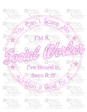 Load image into Gallery viewer, Barbie Theme Social Worker PNG
