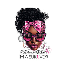 Load image into Gallery viewer, I&#39;m A Survivor Breast Cancer Digital PNG
