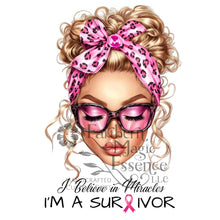 Load image into Gallery viewer, I&#39;m A Survivor Breast Cancer Digital PNG
