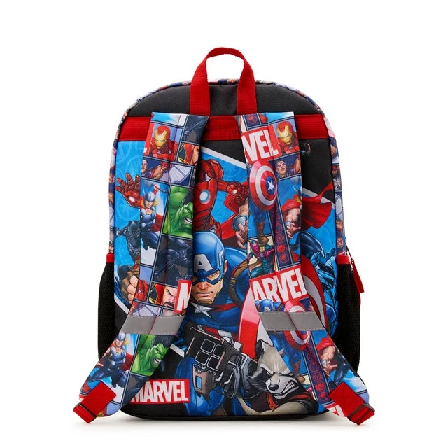 Marvel Universe Kids 17" Laptop Backpack and Lunch Tote Set, 4-Piece