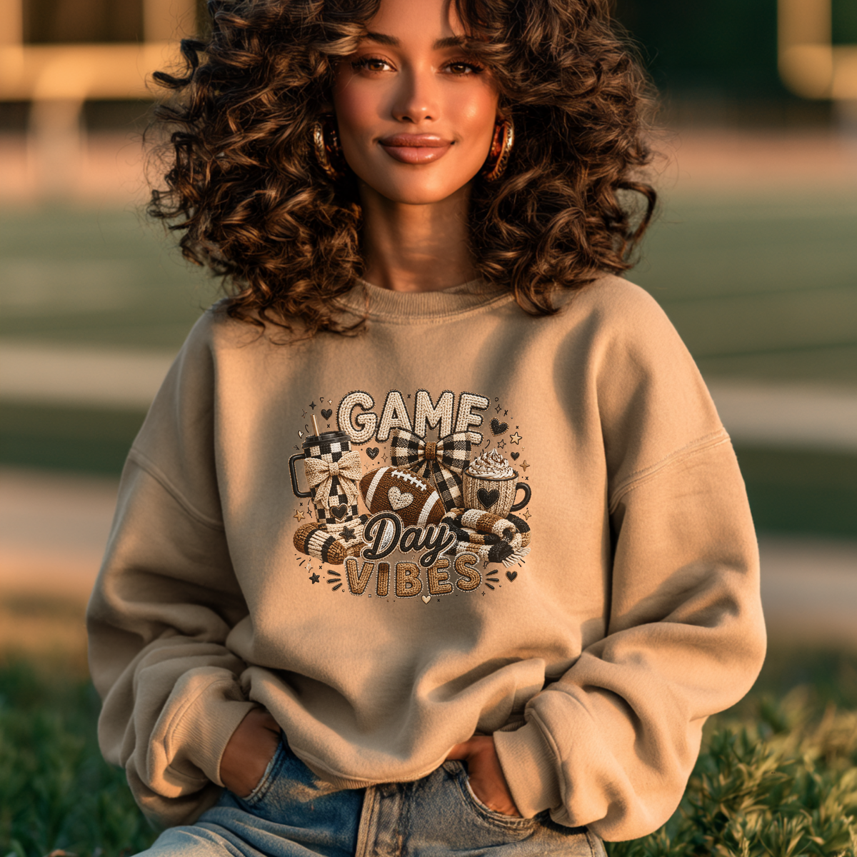 Game Day Vibes Graphic T-Shirt & Sweatshirt