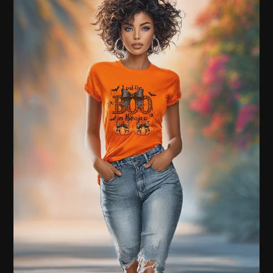 I Put the Boo in Boujee Digital Design – Glam Halloween PNG for Shirts, Tumblers & More