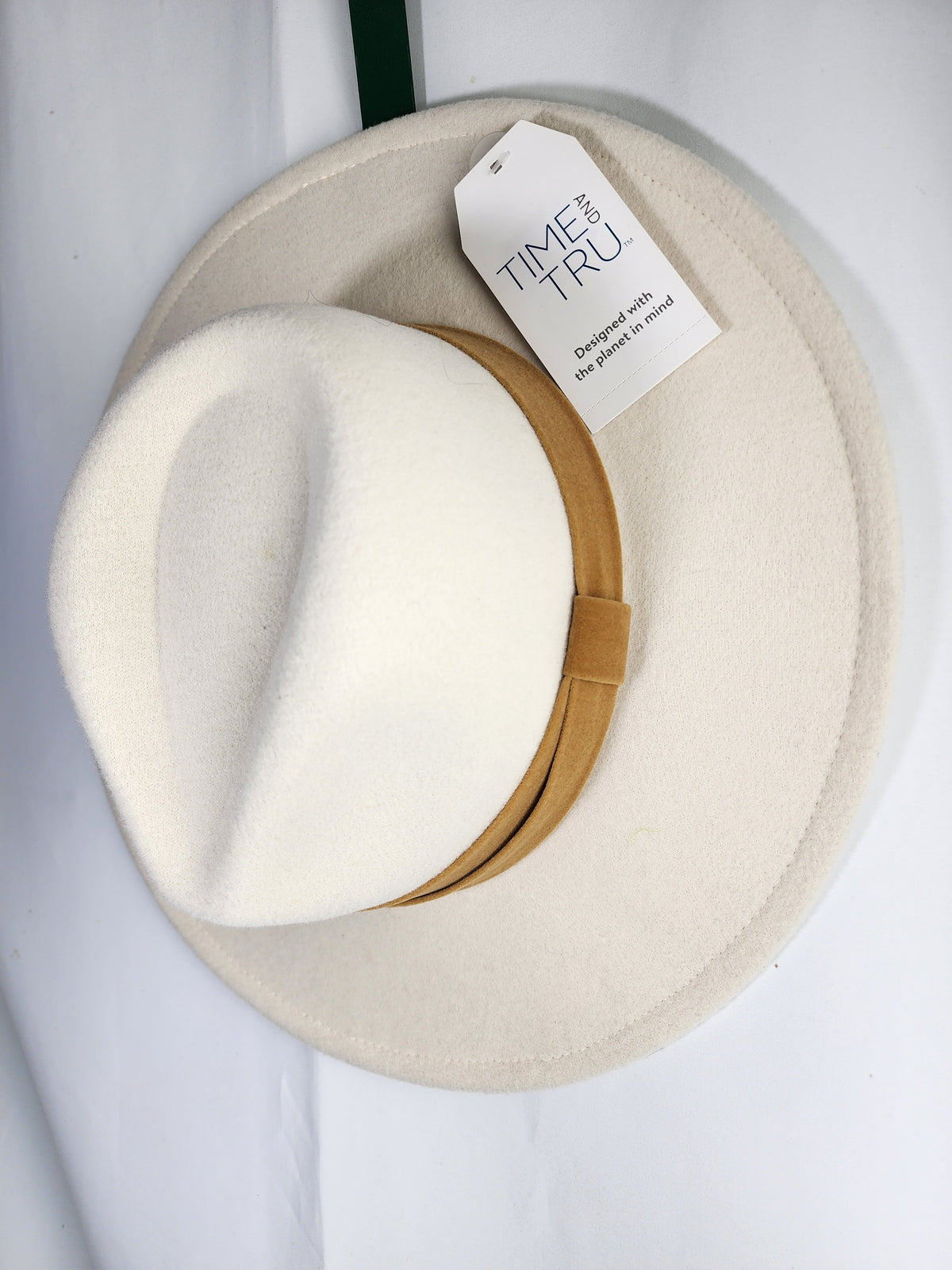 Time and Tru Women’s Wide Brim Fedora Hat | Black or Ivory