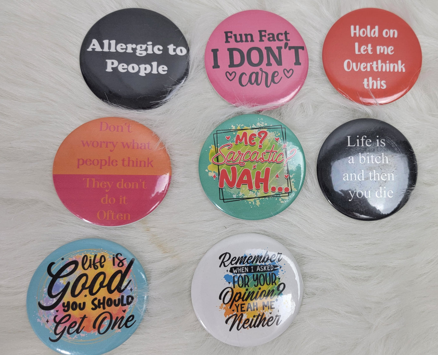 Custom Sarcastic Pins