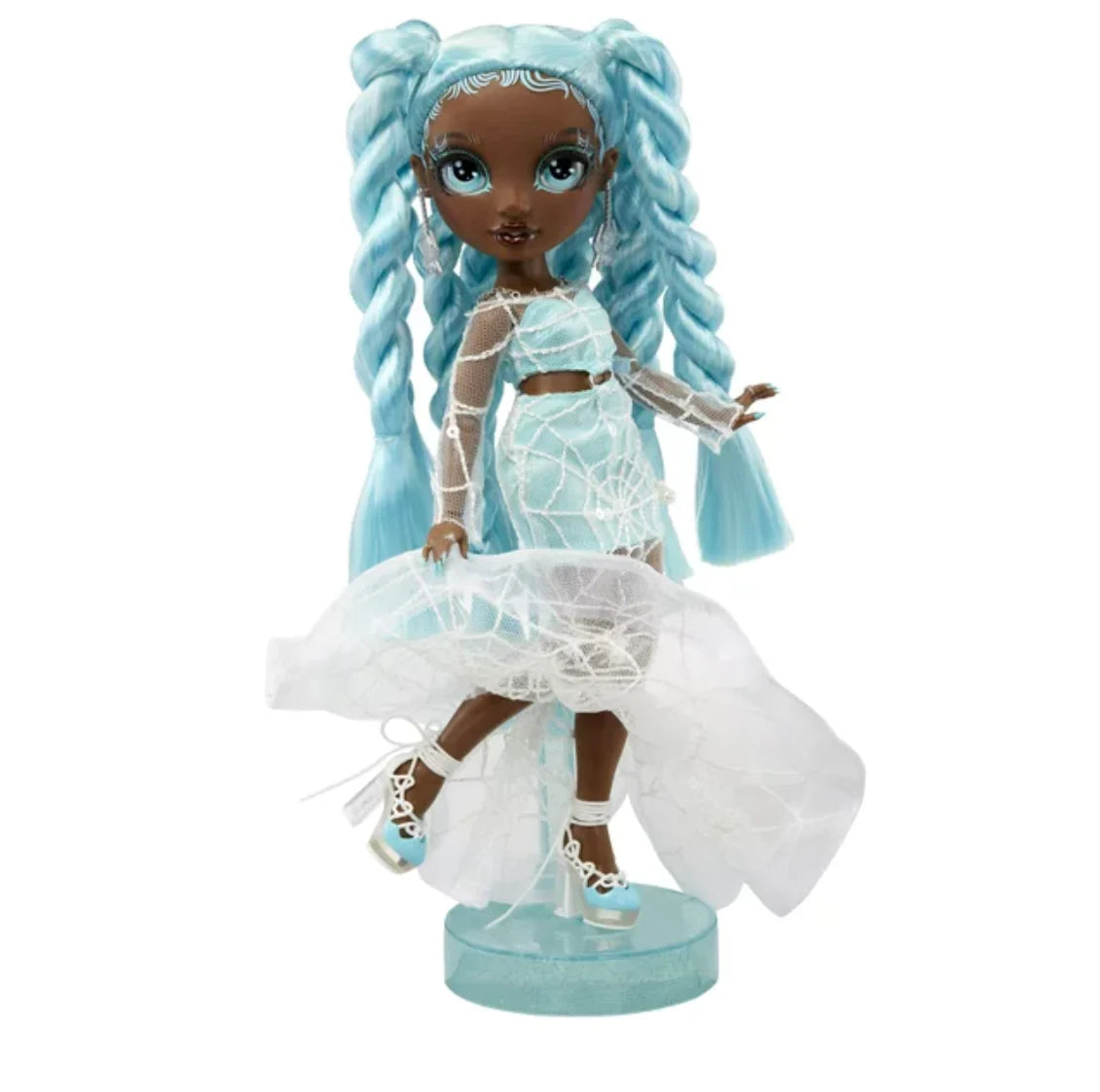 Rainbow Vision Rainbow High – Robin Sterling (Light Blue) Fashion Doll. 11 inch Spider Queen Costume and Accessories.