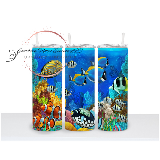 20 oz Custom Sea Life Tumbler