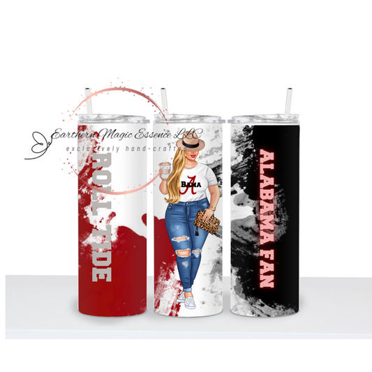 20 oz Alabama Fan Tumbler
