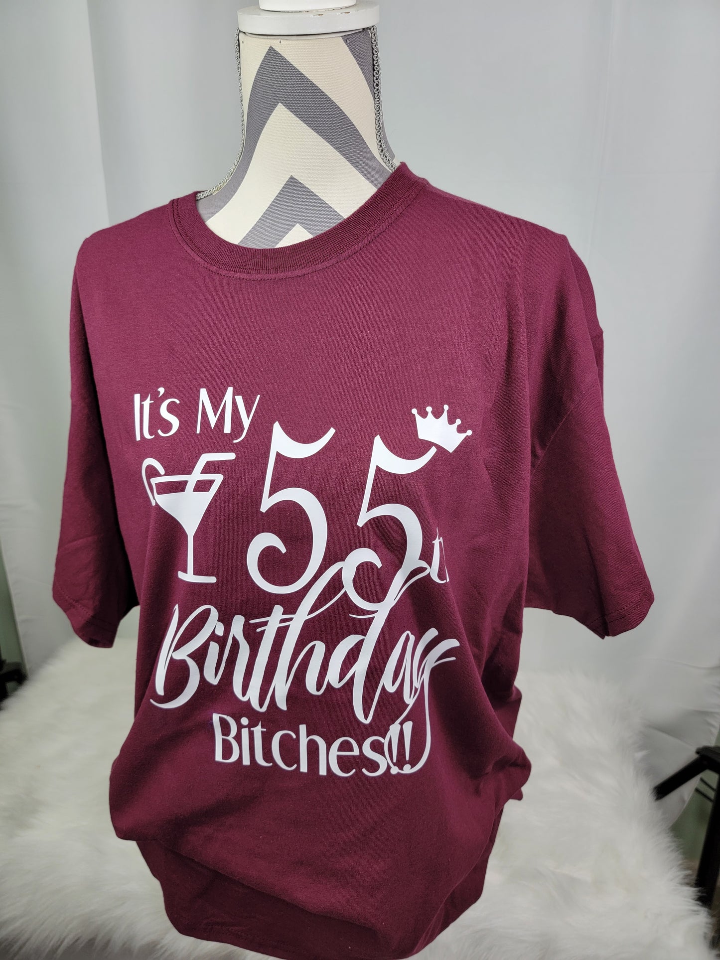 55th Birthday shirts.