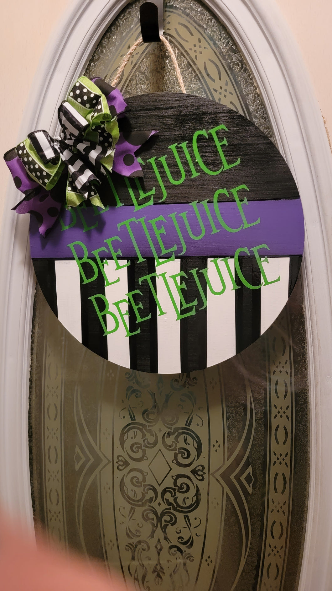 Beetlejuice Door Hanger