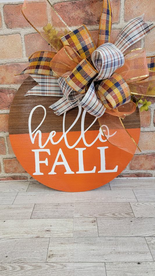 Hello Fall Door Hanger