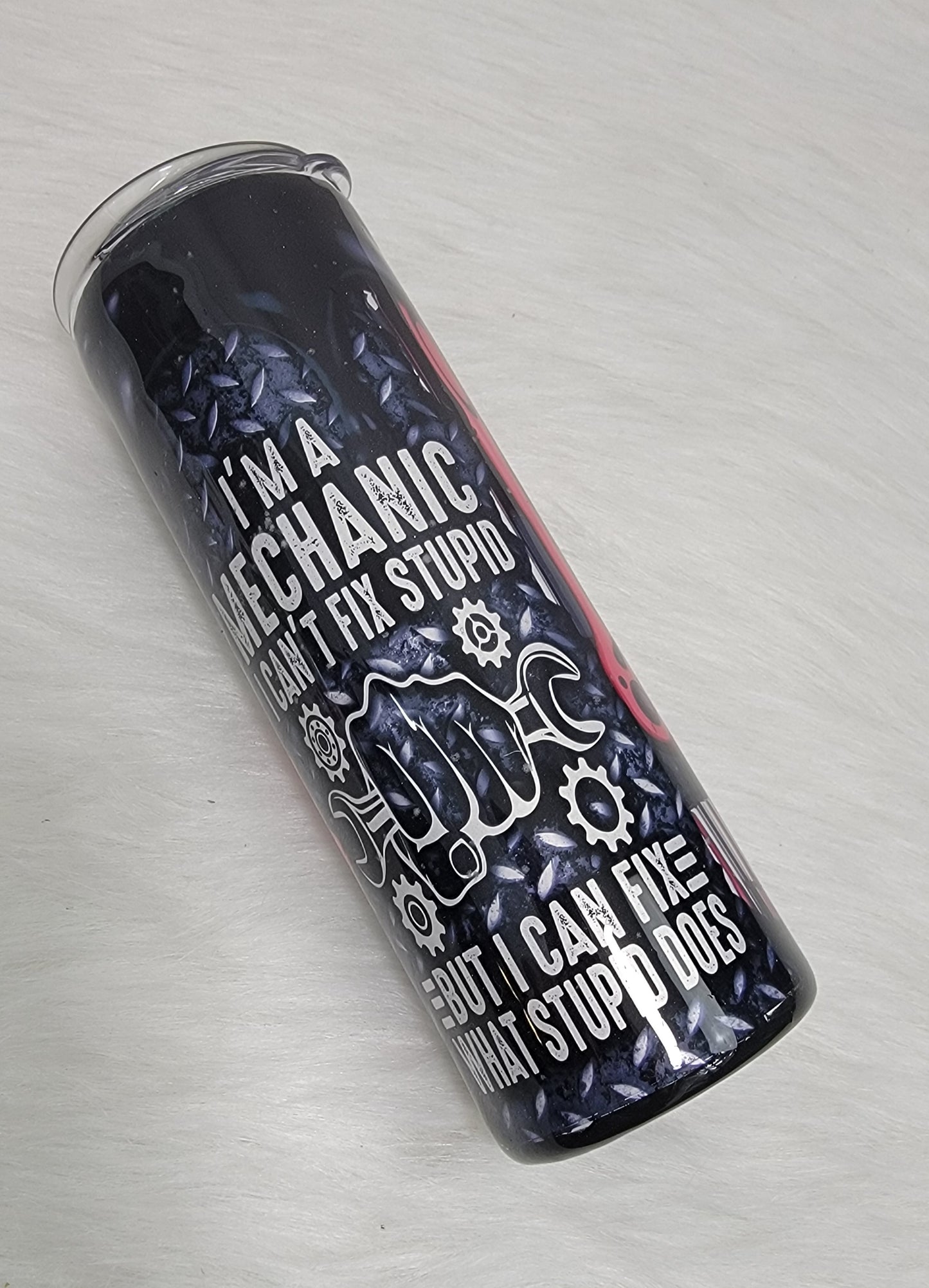 Custom 20 oz Mechanic Tumbler -Epoxy