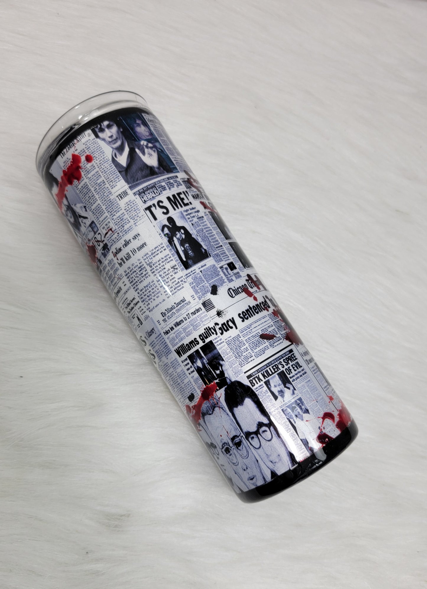 Custom True Crime Tumbler