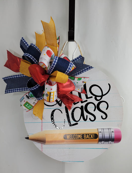 Hello Class Door Hanger