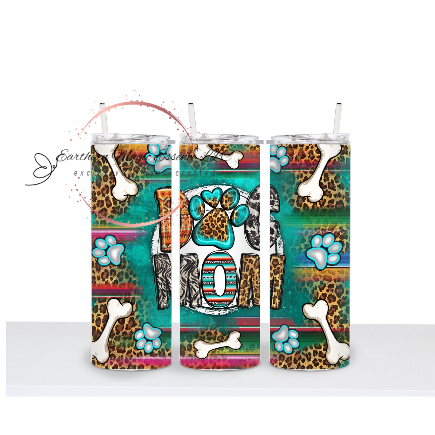 Custom Dog Mom 20 oz Tumber