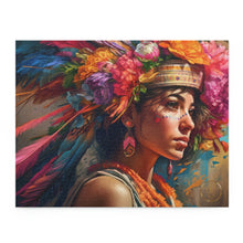 Load image into Gallery viewer, Young Maiden with Rainbow Headpiece Puzzle
