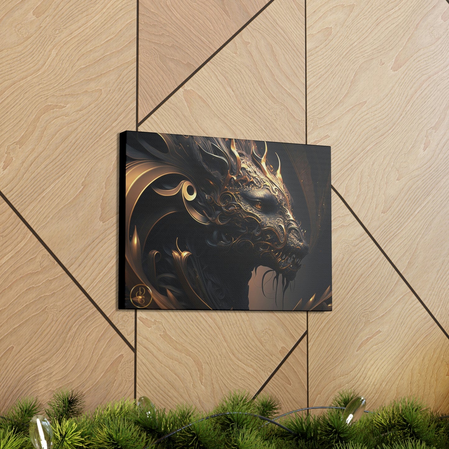 Ultra Realistic Dragon Canvas Wrap