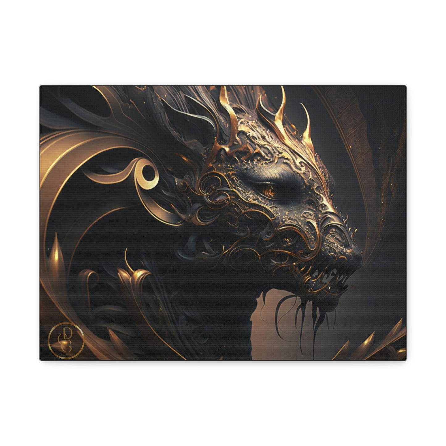 Ultra Realistic Dragon Canvas Wrap