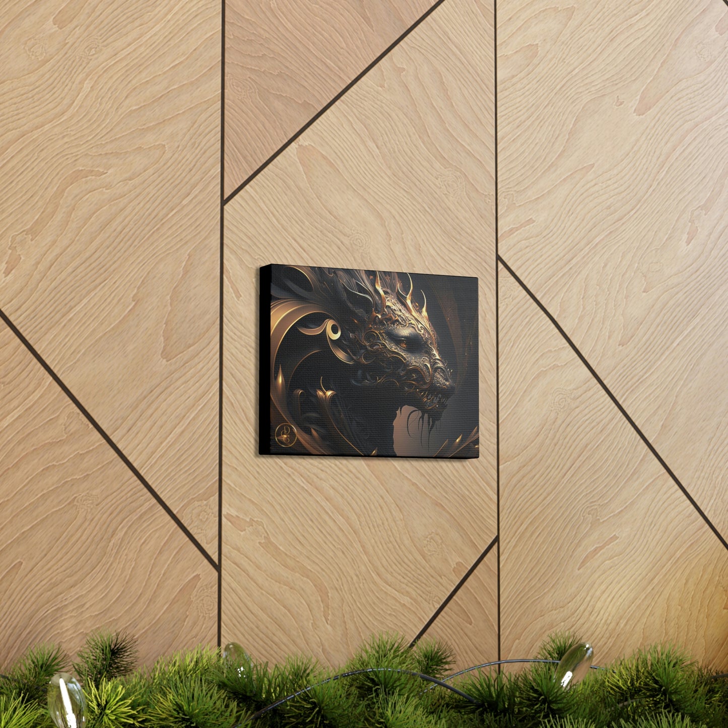 Ultra Realistic Dragon Canvas Wrap