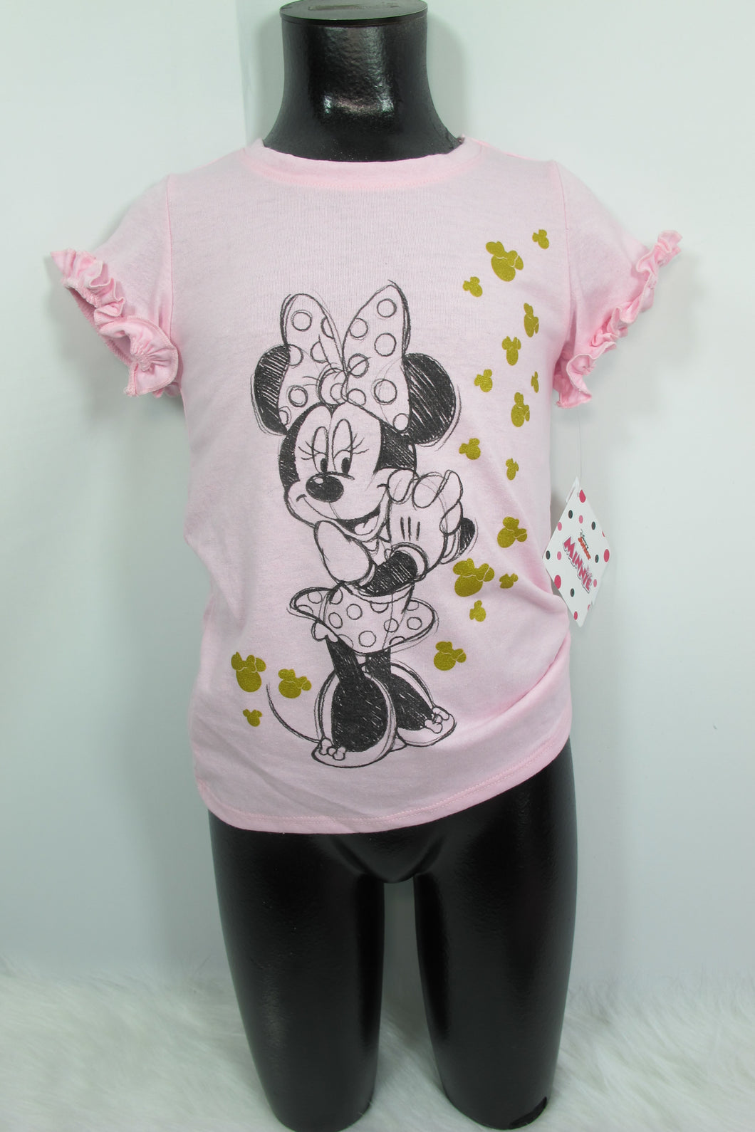 Little Girl's Pink Minnie Mouse Top