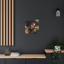 Load image into Gallery viewer, Black Queen with Leopard Canvas Wrap
