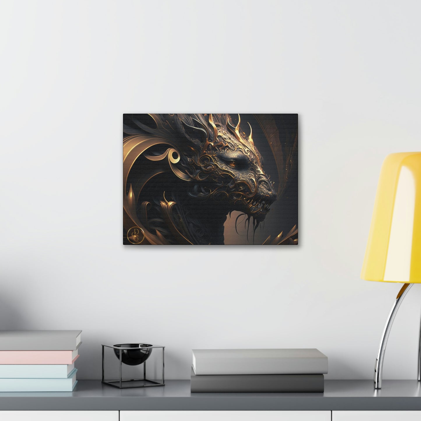 Ultra Realistic Dragon Canvas Wrap