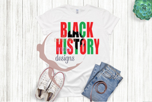 Load image into Gallery viewer, Black History Knockout T-shirt
