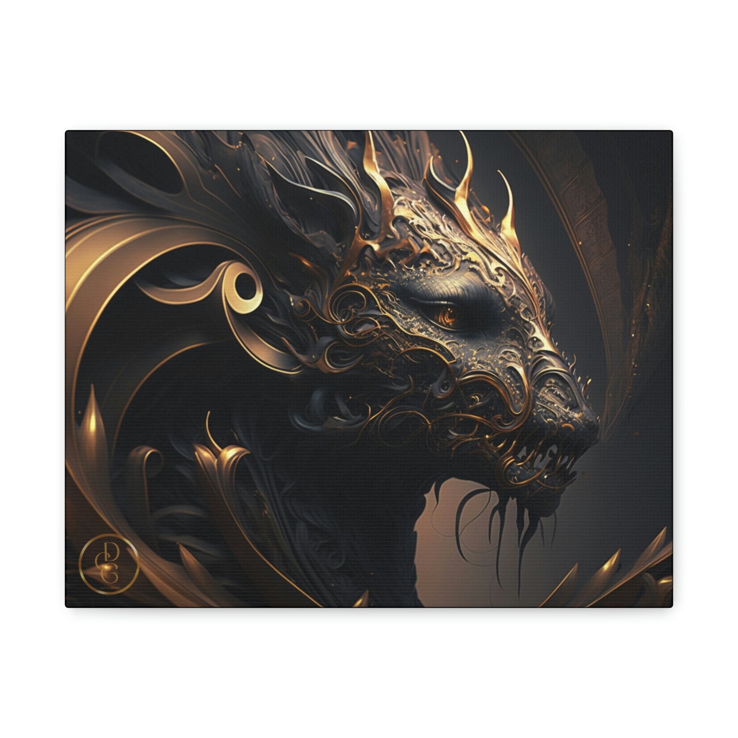 Ultra Realistic Dragon Canvas Wrap