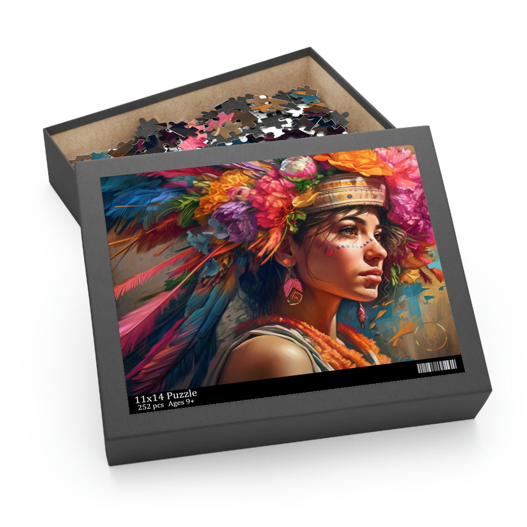 Young Maiden with Rainbow Headpiece Puzzle