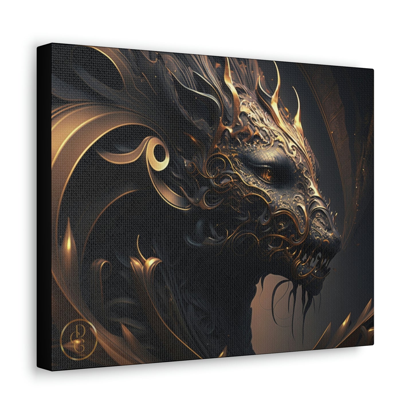Ultra Realistic Dragon Canvas Wrap