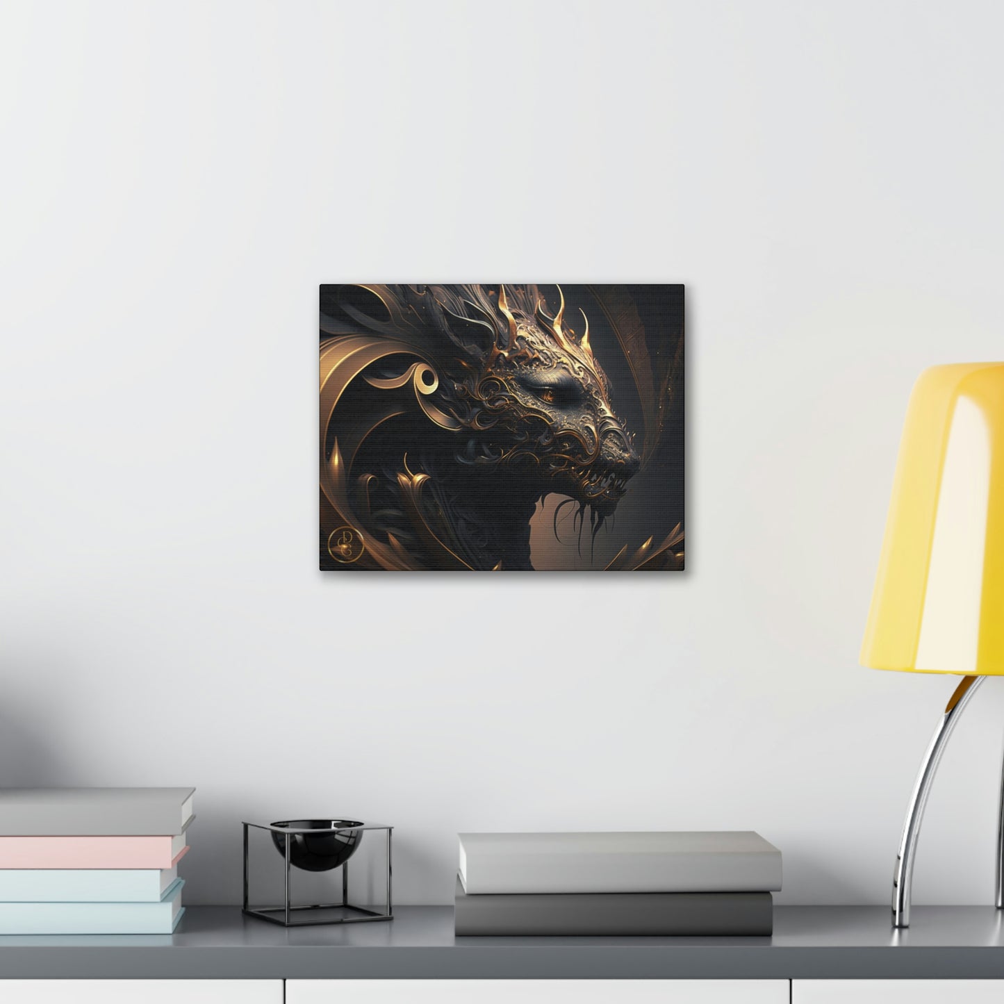 Ultra Realistic Dragon Canvas Wrap