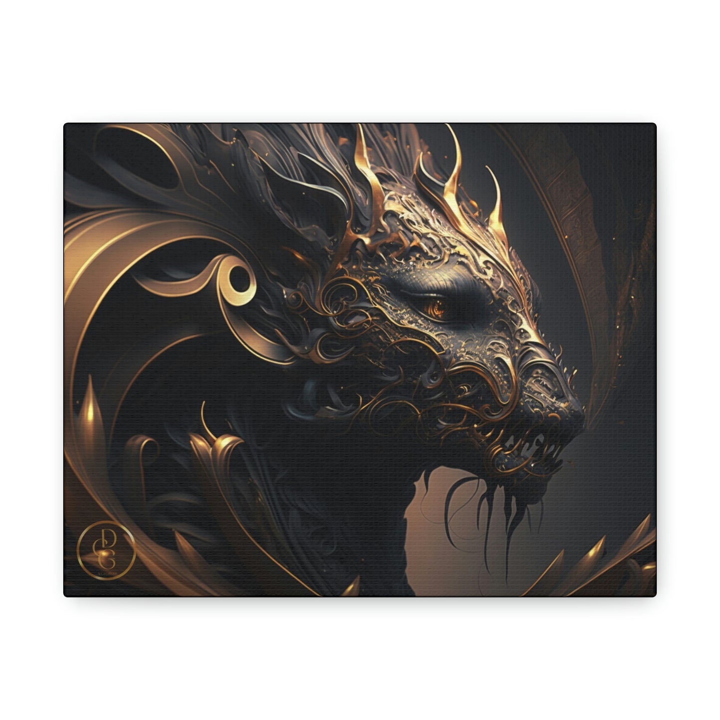 Ultra Realistic Dragon Canvas Wrap