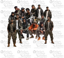 Load image into Gallery viewer, African American Urban Men Clipart PNG with Background Scenes
