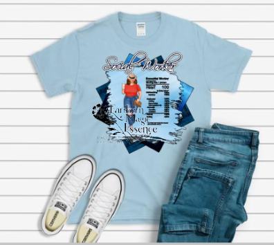 Custom Social Worker Nutrition T-shirt